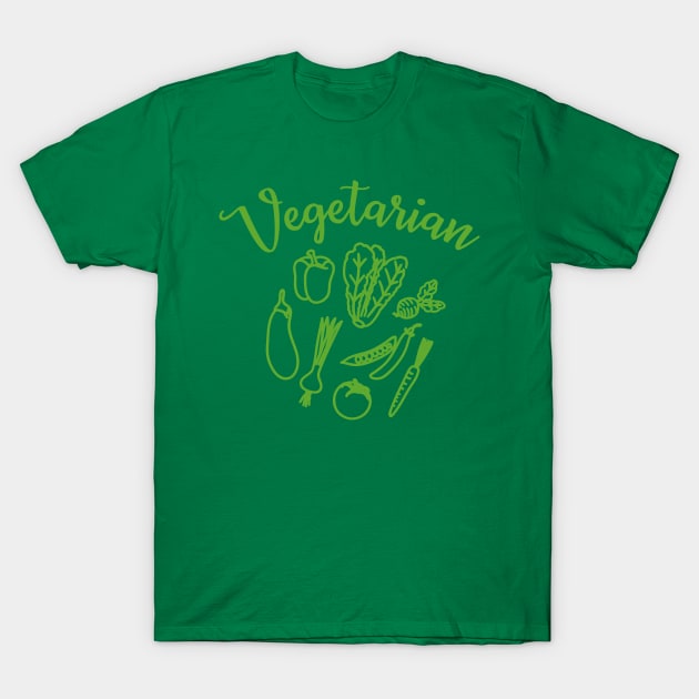 Vegetarian T-Shirt by letnothingstopyou